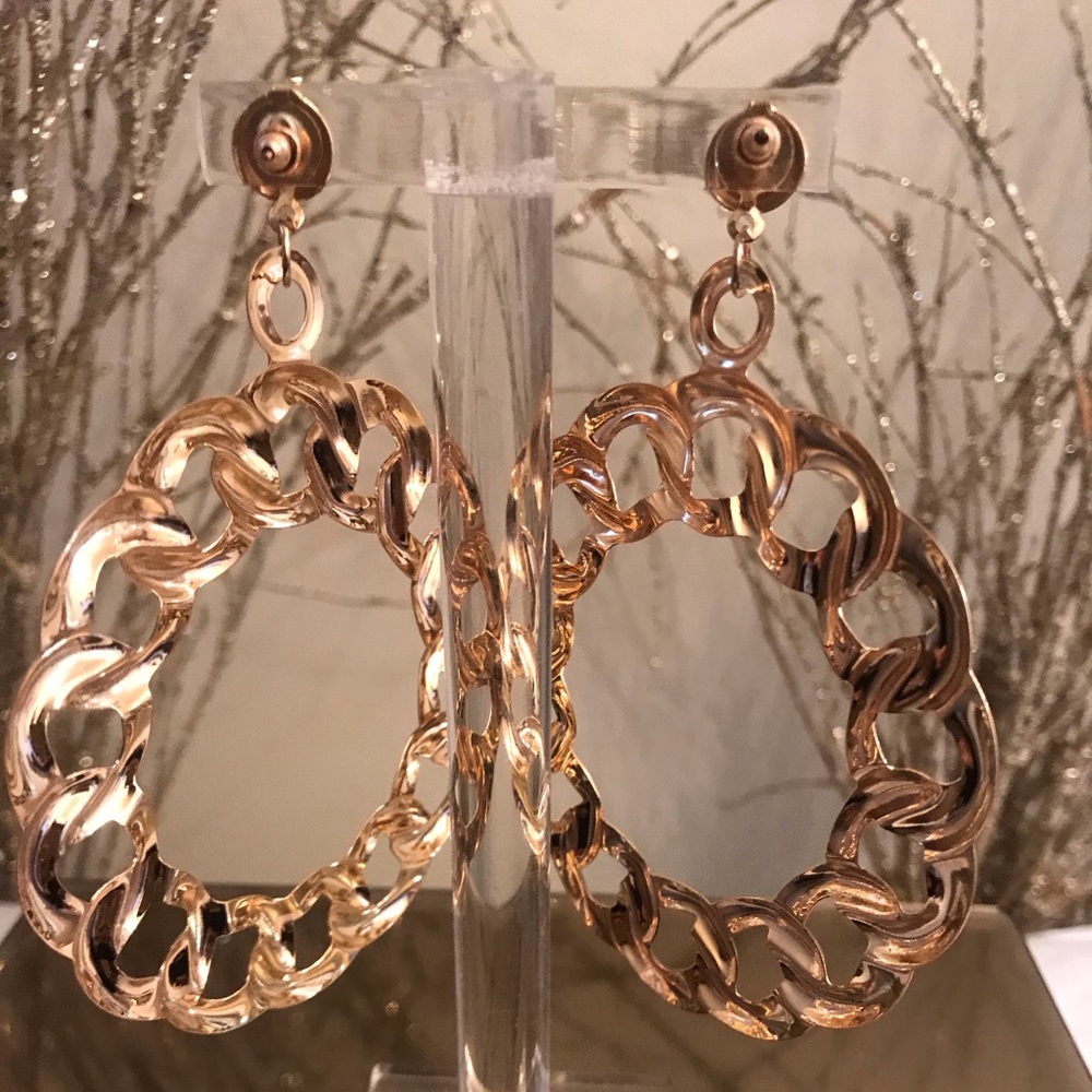 Big Chainlink Hoops✨✨ - Picture 2 of 3